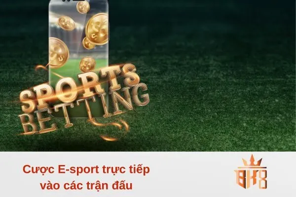 Cược E-sport trực tiếp vào các trận đấu